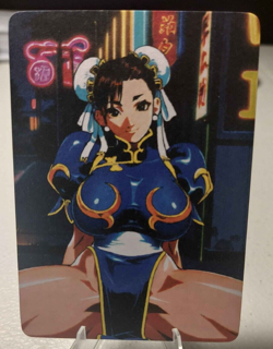 Chun Li Full Art Goddess Story Anime Street Fighter Waifu Trading Card - Image 1