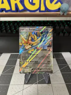 Hop's Zacian ex 193 - Scarlet & Violet Black Star Promo Pokemon Card - NM - Image 1