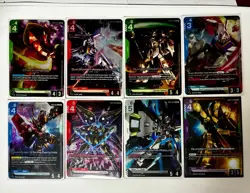 Gundam Leader Rare Lot Of 8 Foil Cards GD01 - 001, 003, 023, 025, 044, 045, 067 - Image 1