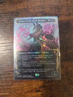Liliana of the Dark Realms (Borderless) (Raised Foil) - Image 1