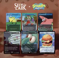 MTG Secret Lair x Spongebob Internet Sensation Nonfoil In Hand - Image 1