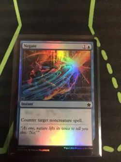 MTG Magic The Gathering Negate Foil FDN Blue Instant Counterspell Commander - Image 1