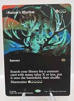 Nature's Rhythm (Borderless) MTG Tarkir: Dragonstorm Regular - Image 1