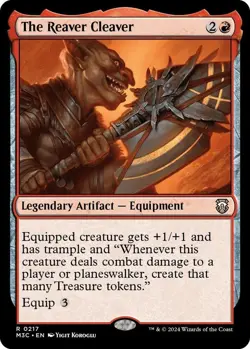 NM The Reaver Cleaver, MGT, Modern Horizons 3, Magic the Gathering, 217 - Image 1