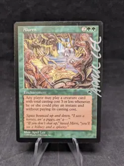 Aluren - MTG - Tempest (TMP) - ARTIST SIGNED - LP - Image 1