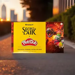 Magic MTG Play-Doh Secret Lair Rainbow Foil - Squishful Thinking 2025 Extra Life - Image 1