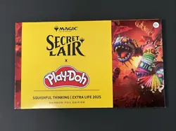 Magic MTG Play-Doh Secret Lair Rainbow Foil - Squishful Thinking 2025 Extra Life - Image 2