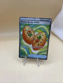 Buddy-Buddy Poffin 167/132 Mega Evolution Full Art Trainer Pokemon TCG NM - Image 2