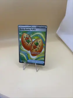 Buddy-Buddy Poffin 167/132 Mega Evolution Full Art Trainer Pokemon TCG NM - Image 4
