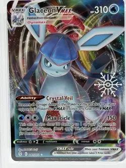 2023 Pokemon Holiday Cal Glaceon VMAX #041 PSA 10 - Image 2