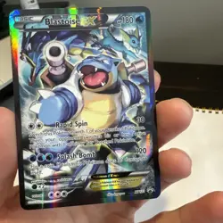 Great Condition Pokemon TCG Blastoise EX XY122 Ultra Rare Card - Image 2