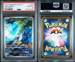 2023 POKEMON JPN SV2D-CLAY BURST ART RARE #072 HERACROSS PSA 10 - Image 3