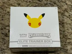 POKEMON CELEBRATIONS SEALED ELITE TRAINER BOX ETB SEE PICS - Image 1