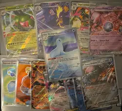 Pokemon TCG Lot Of 12 Phantasmal Flames Mega Evolution D Rivals + All NMOB 🔥 - Image 1