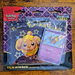 LOT of 2 Pokemon Paldean Fates Tech Sticker 3 Booster Pack - Fidough 169088_11 - Image 1