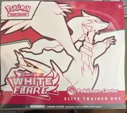 Pokemon TCG: White Flare Pokemon Center Elite Trainer Box Sealed (w/ Case) (ETB) - Image 1