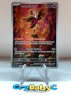 Pokemon Fezandipiti 073/064 Shrouded Fable Scarlet & Violet Illustration Rare - Image 1