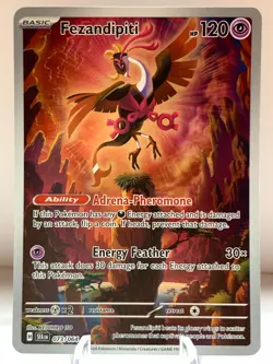 Pokemon Fezandipiti 073/064 Shrouded Fable Scarlet & Violet Illustration Rare - Image 2