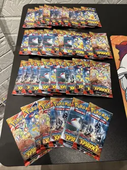 Pokemon TCG Scarlet & Violet Surging Sparks Booster Pack Lot of 36 Sealed - Image 2