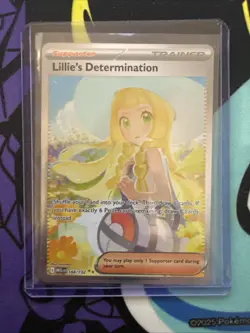 Pokemon Full Art Lillie’s Determination Special Illustration Rare 184/132 SAR - Image 1