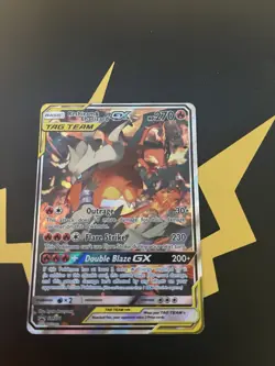 *ULTRA RARE PROMO HOLO* Pokemon TCG Reshiram & Charizard GX Tag Team #SM201 - Image 2