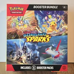 Pokemon TCG Scarlet & Violet Surging Sparks Booster Bundle Factory Sealed - Image 1