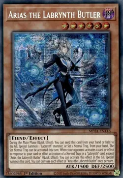 Yugioh Dueling Mirrors: Arias the Labrynth Butler Prismatic Secret MP24-EN116 NM - Image 1