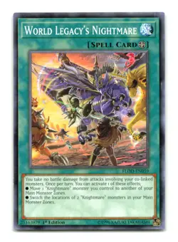 World Legacy's Nightmare - FLOD-EN059 1st Edition - YuGiOh-LP - Image 1