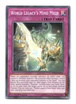 World Legacy's Mind Meld - MP19-EN131 1st Edition - YuGiOh-LP - Image 1