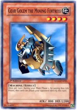 Gear Golem the Moving Fortress - SD10-EN010 - Common - Unlimited Edition - Near - Image 1
