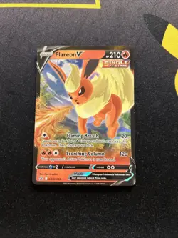 Flareon V SWSH149 NM -Ultra Rare Pokemon Card- Black Star Promo (3q) - Image 1