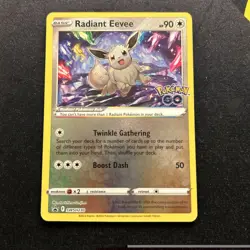 Radiant Eevee SWSH230 NM -Ultra Rare Pokemon Card- Black Star Promo (7q1) - Image 1