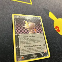 Rocket’s Meowth 46/109 PL -Vintage Pokemon Card- EX Team Rocket Returns (7q) - Image 2