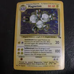 Magneton 11/62 Holo Rare Fossil Pokemon Card - Image 1