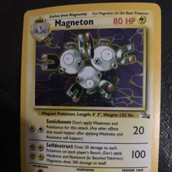 Magneton 11/62 Holo Rare Fossil Pokemon Card - Image 2