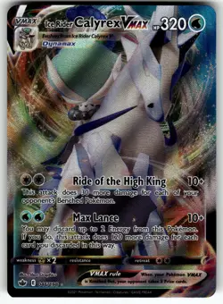 Ice Rider Calyrex VMAX 046/198 SWSH06: Chilling Reign NM Pokemon Card TCG - Image 1