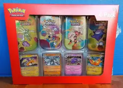 Pokemon 151 TCG (4 Mini Tins + 4 Promo Cards Bundle Pack) Pokemon - SHELF WARE! - Image 1
