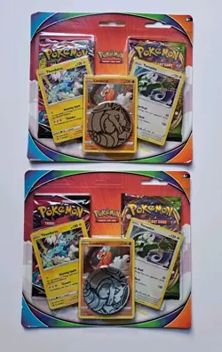 (2x) Pokemon Tornadus Thundurus Landorus Cards with 2 Booster Packs & Coin - Image 1