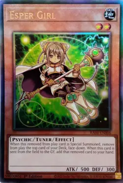 RA04-EN006 ESPER GIRL ULTIMATE RARE 1ST EDITION YuGiOh CARD - Image 1