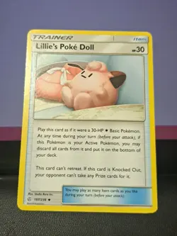Lillie's Poke Doll 197/236 SM Cosmic Eclipse Regular Pokemon Card - Image 1