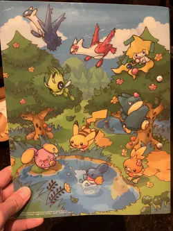 Pokemon Pokepark Premium File Forest Sheet - EMPTY BINDER (no cards included) - Image 2