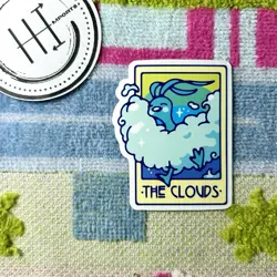 Pokemon Waterproof Vinyl Sticker | Tarot Card Themed Pokemon The Clouds Altaria - Image 1