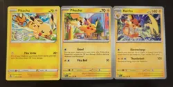 ⚡ Pokemon Paldea Evolved Silver Tempest Lot 3 cards Pikachu Raichu 49 62 64 - Image 1