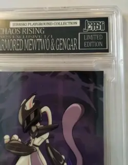 Jerrski Pokemon Card Armored Mewtwo And Gengar 1 Of 1 1/1 Exclusive Rare - Image 4