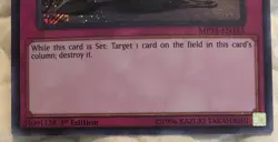 YuGiOh! Fuse Line Trap Card MP18-EN155 1st Edition Secret Rare M/NM 1996 - Image 2