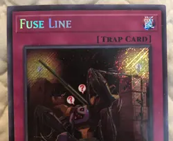 YuGiOh! Fuse Line Trap Card MP18-EN155 1st Edition Secret Rare M/NM 1996 - Image 3