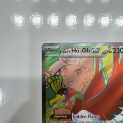 Ethan’s Ho-Oh Ex 209/182 Pokemon Card TCG Destined Rivals Ultra Rare Holo NM - Image 3