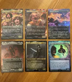 MTG LotR NM Foil Cards Lot, Mythic, Promo, Scene, Borderless, Lord of the Rings - Image 1