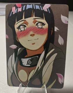 Hinata Hyuga Full Art Goddess Story Anime Naruto Waifu Trading Card - Image 1