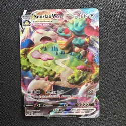 Pokemon TCG Snorlax VMAX 142/202 Sword & Shield Base Set - NM - Image 1